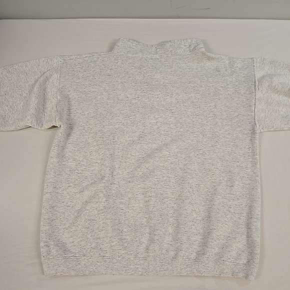 Vintage Disney Epcot 1/4 Zip Sweatshirt Gray 90's Mickey Mouse Made In USA - Picture 11 of 14